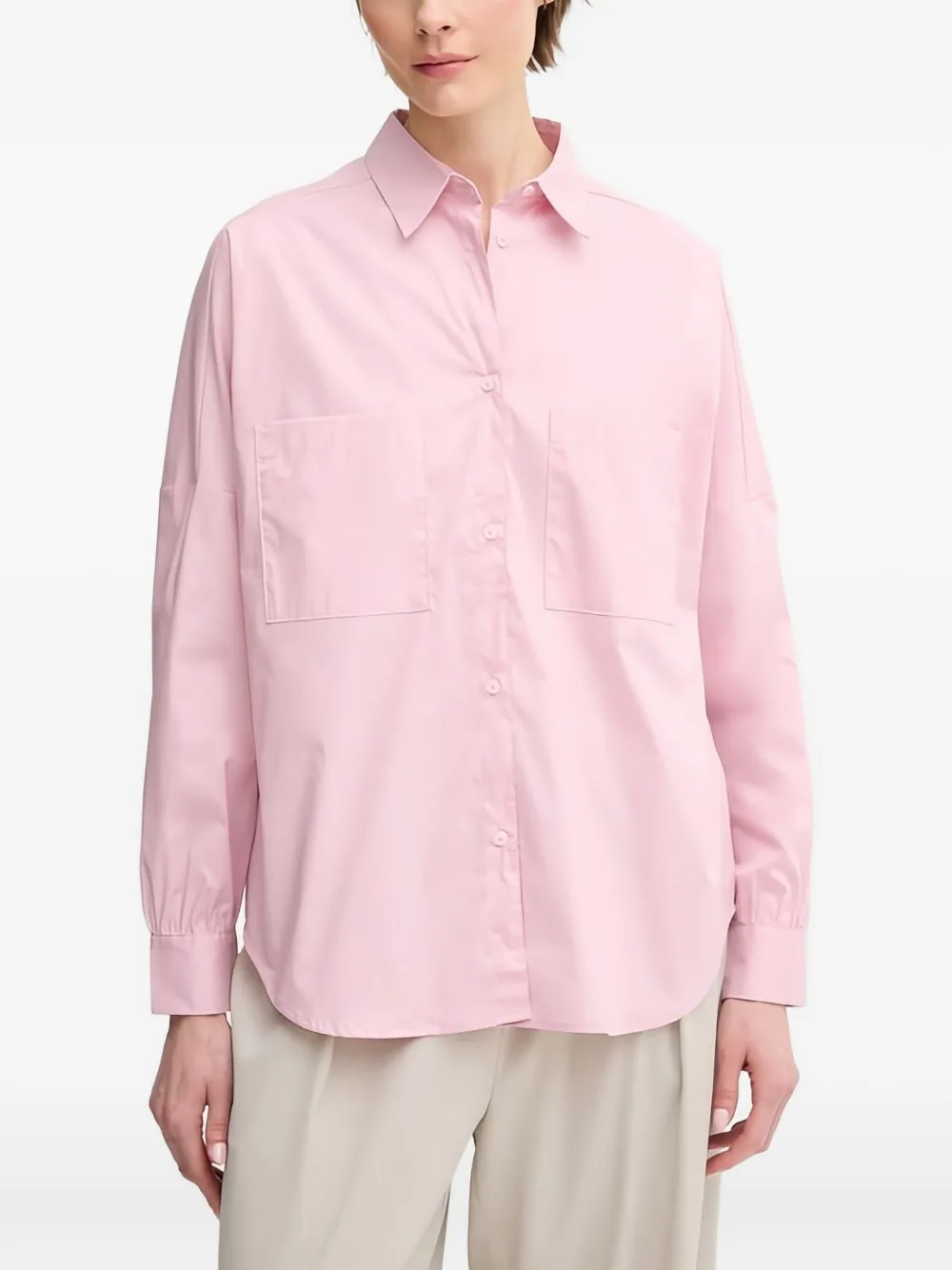 Patch-Pocket Shirt by Benetton