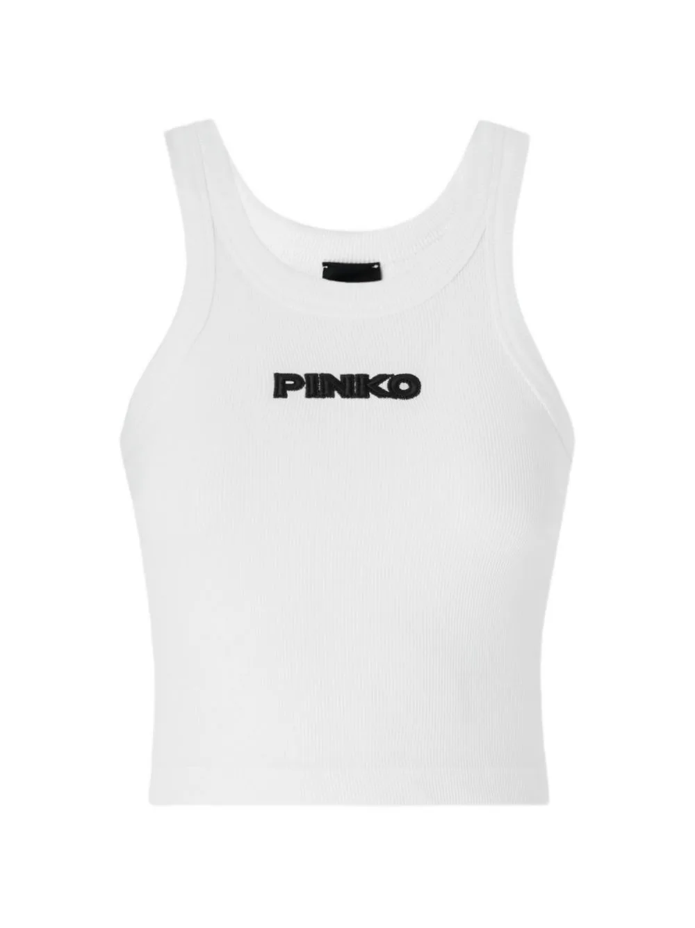 Cropped Vest Top with Pinko Logo by PINKO