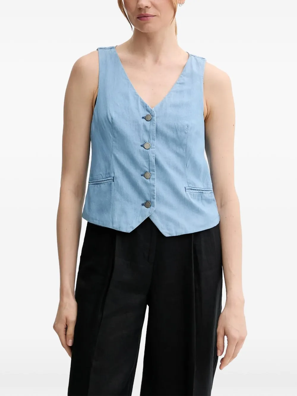 V-Neck Vest by Benetton