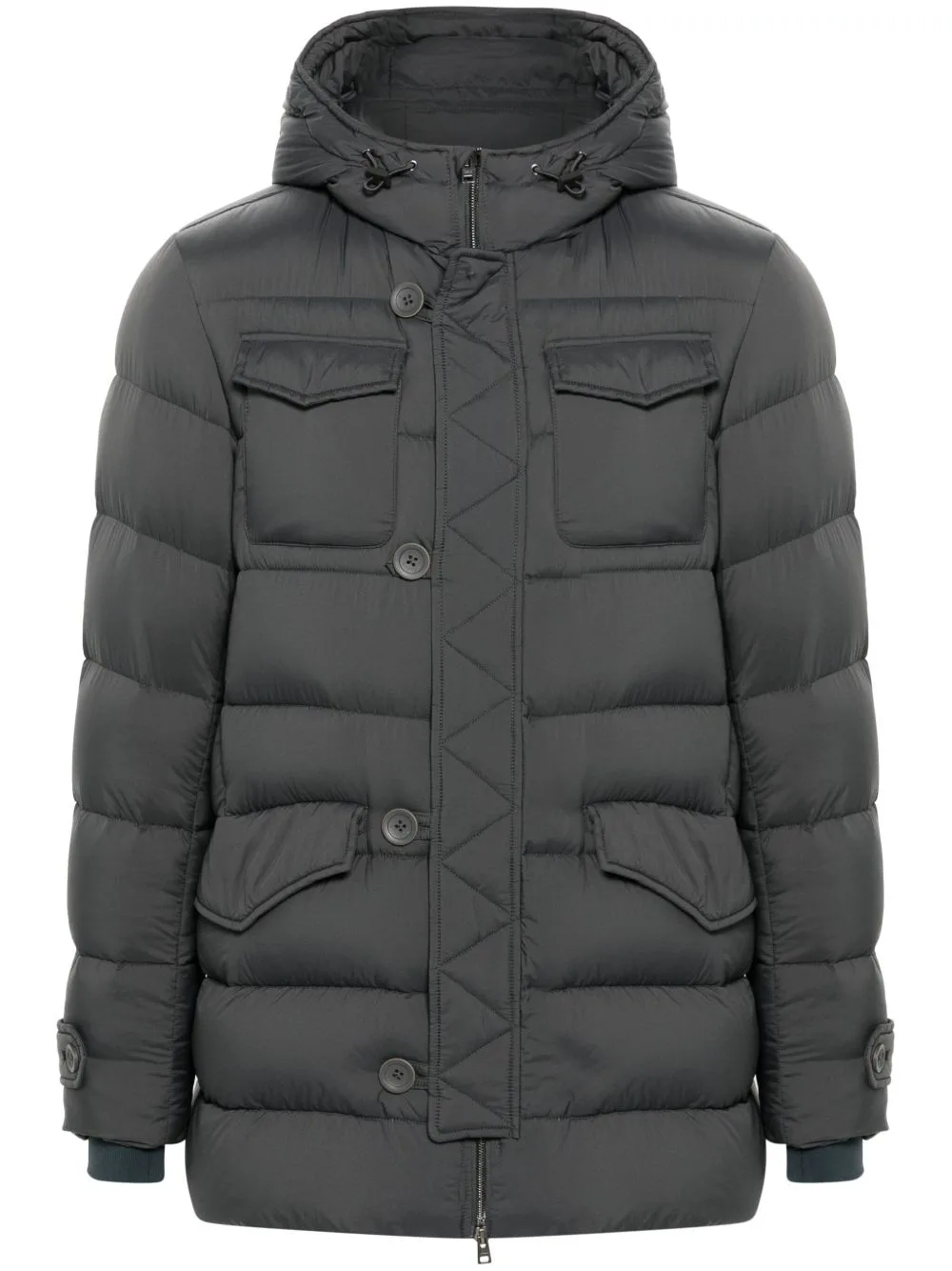 Hooded Puffer Coat by Herno