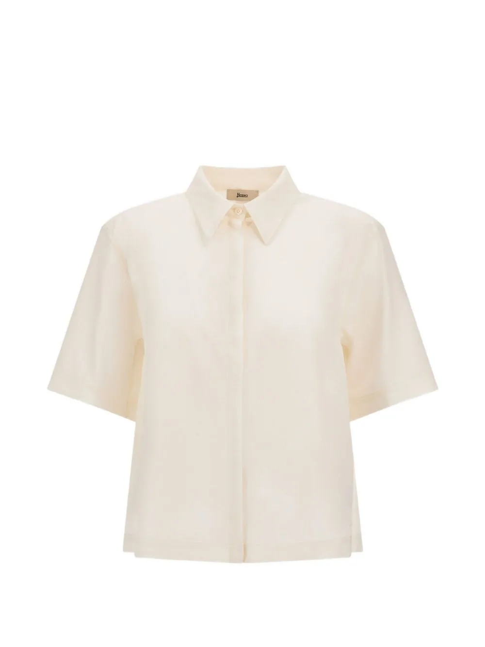 Short-Sleeved Wool Shirt by Herno
