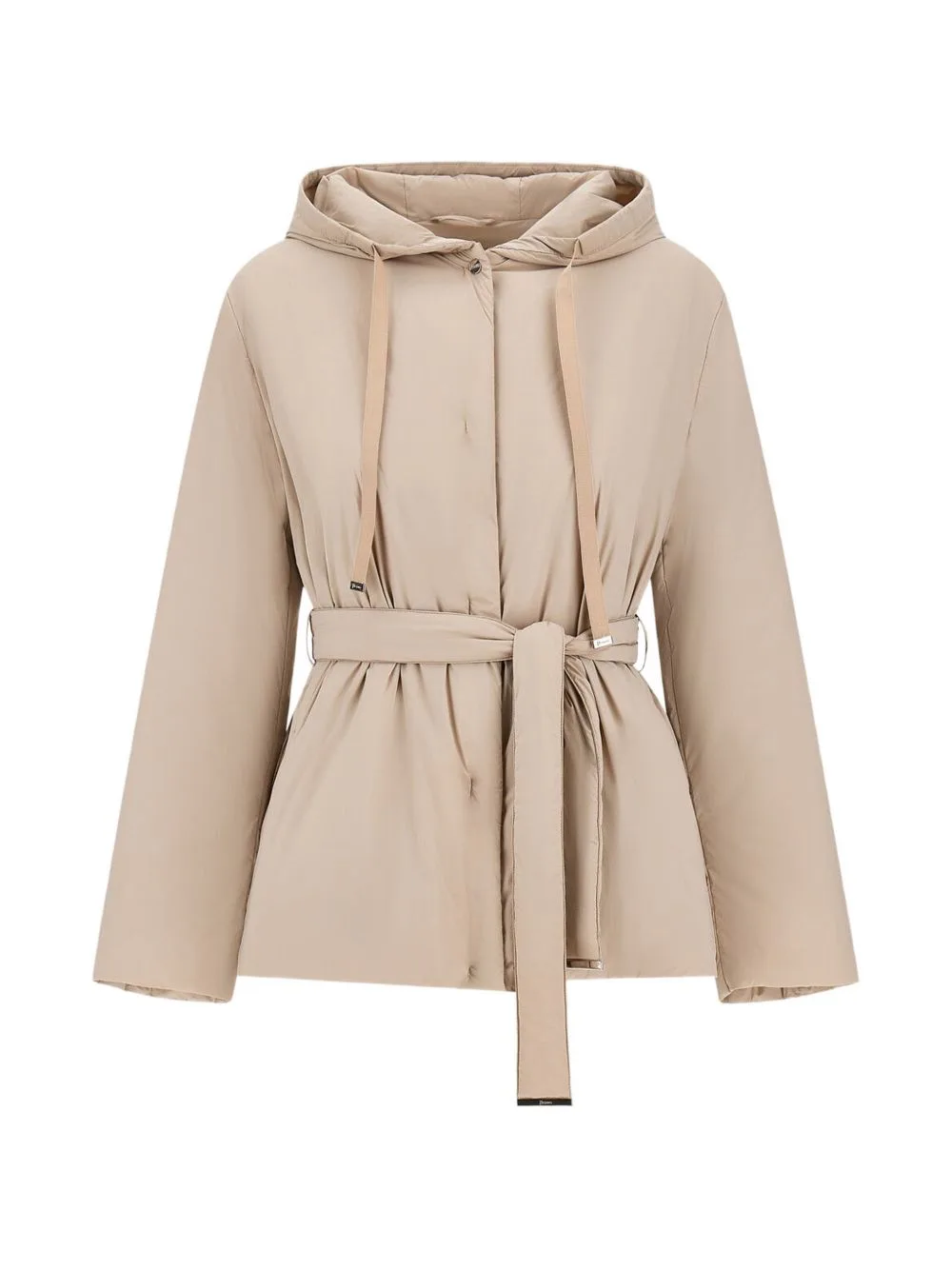 Belted Hooded Parka by Herno