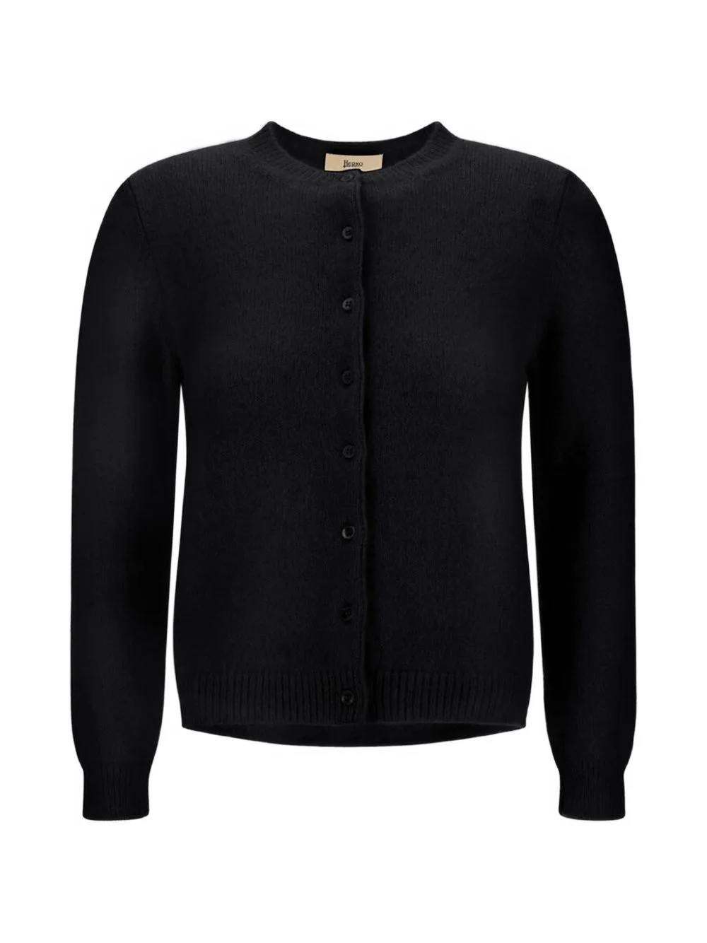 Stocking-Stitch Brushed Cardigan by Herno