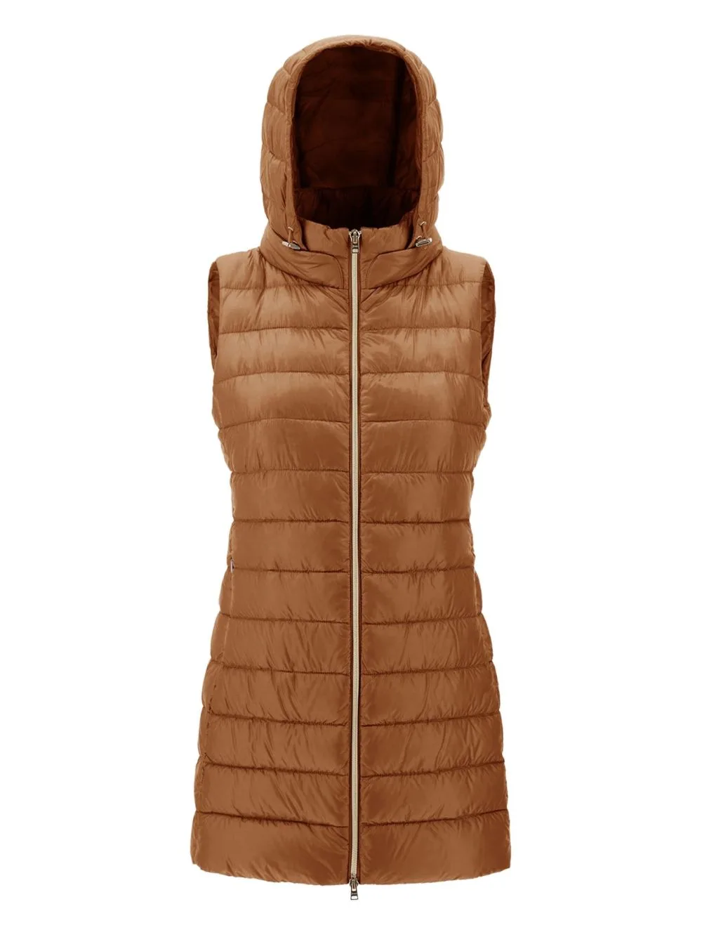 Serena Hooded Quilted Gilet by Herno