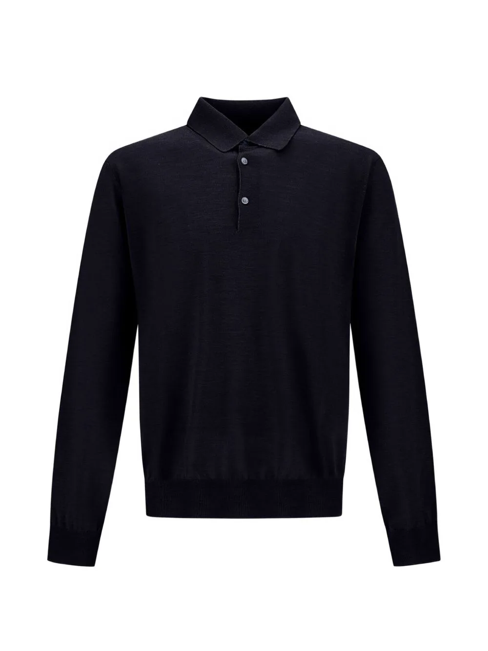 Long-Sleeve Polo Shirt by Herno