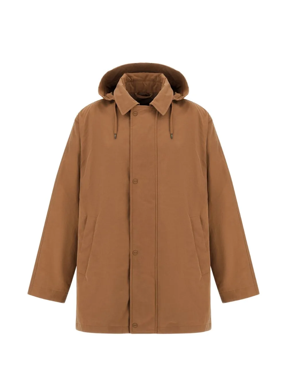 Waxed Hooded Parka by Herno