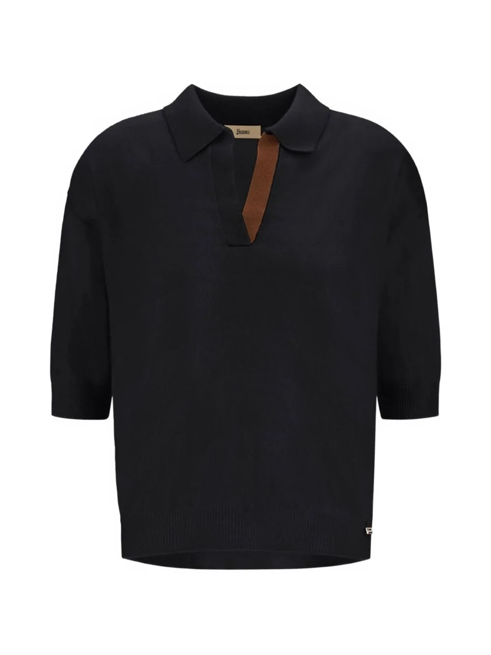 Cashmere Polo Top by Herno