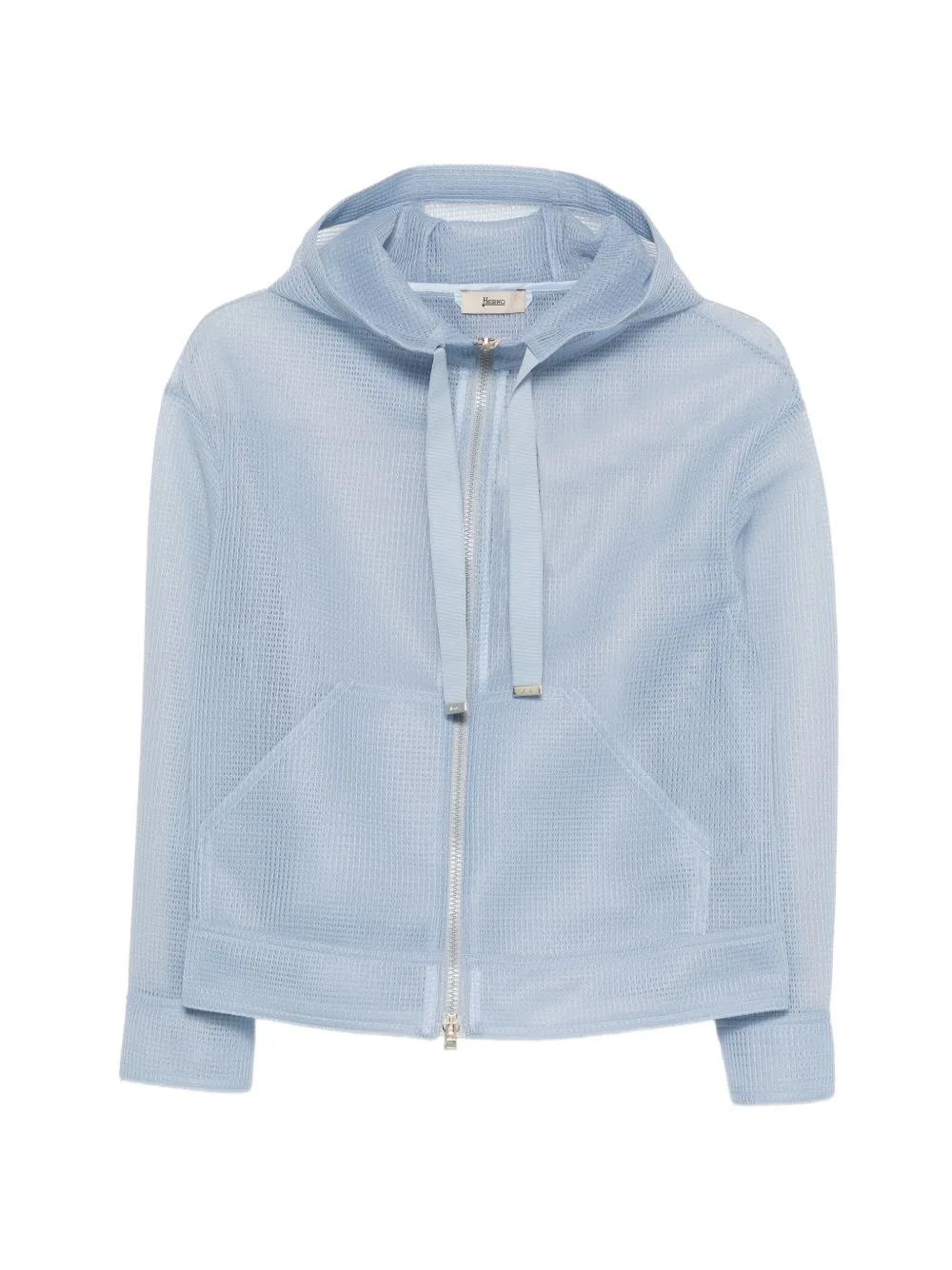 Semi-Sheer Hooded Jacket by Herno