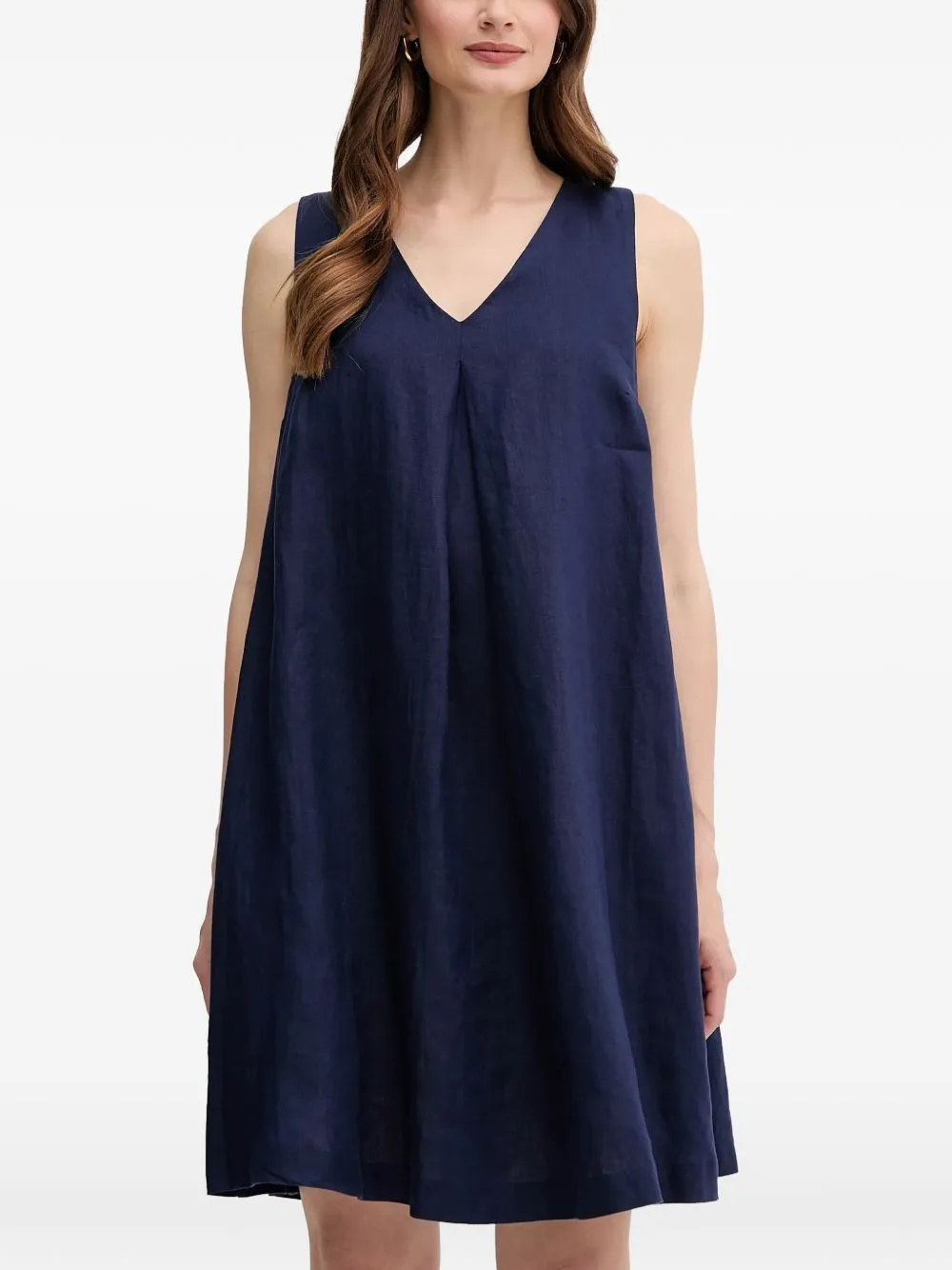 V-Neck Mini Dress by Benetton