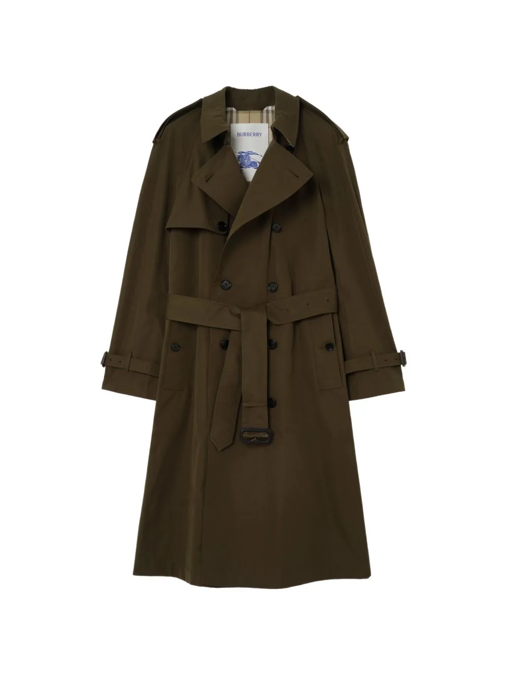Long Lightweight Cotton Trench Coat