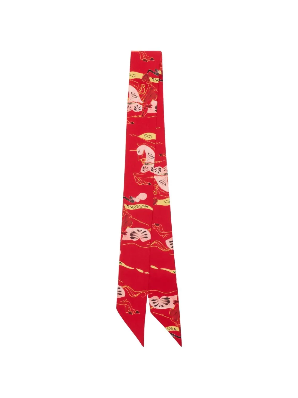 Printed Silk Scarf by Burberry