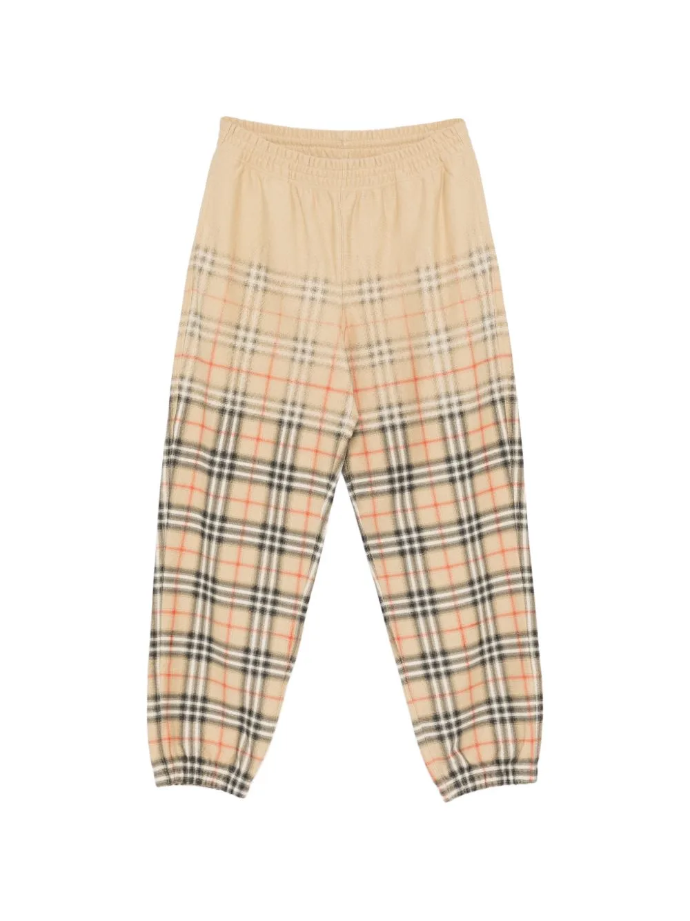 Gradient Check Cotton Jogging Trousers by Burberry