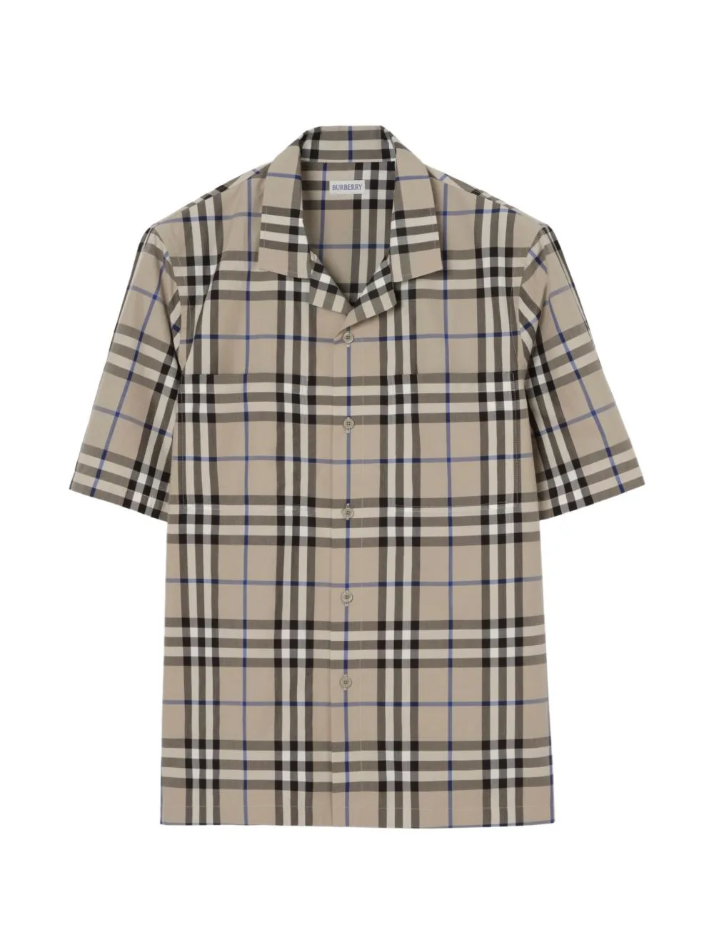 Check Cotton Poplin Shirt
