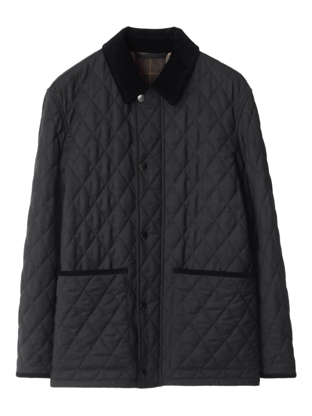 Quilted Wool Barn Jacket by Burberry