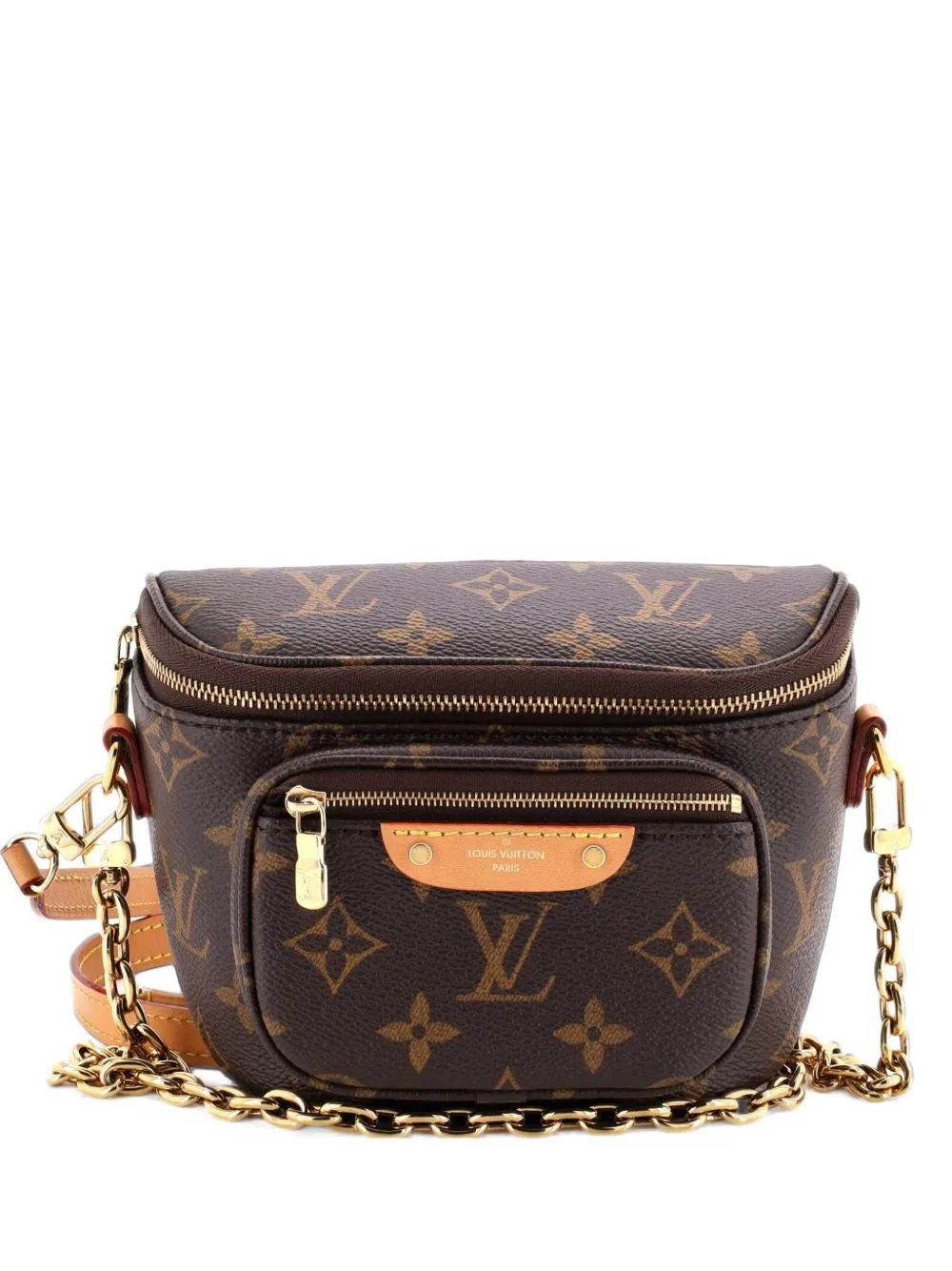 Bum Bag Monogram Canvas Mini Belt Bag by Louis Vuitton Pre-Owned