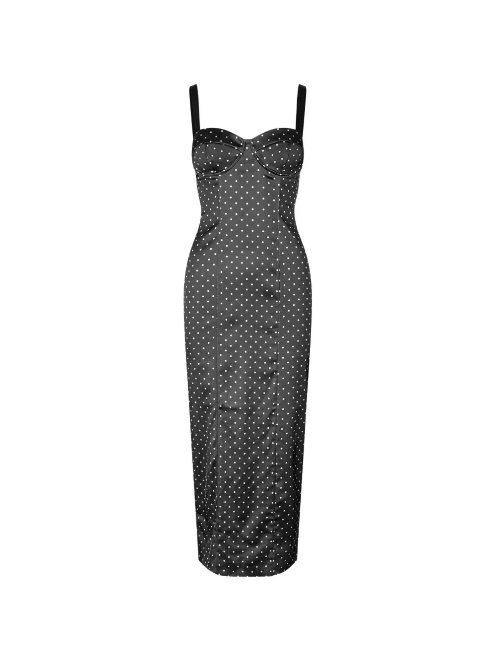 Satin Midi Bustier Dress by ROTATE BIRGER CHRISTENSEN