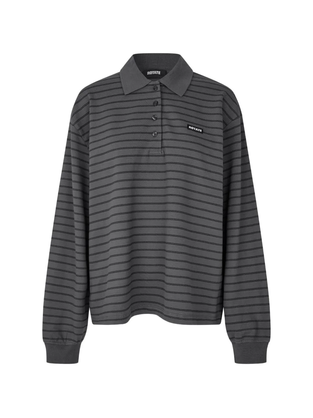Pique Longsleeve Polo by ROTATE BIRGER CHRISTENSEN