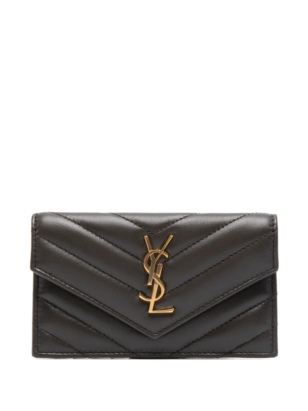 Cassandre Fragments Flap Card Case in Lambskin