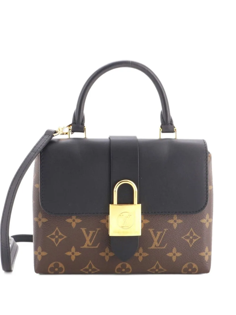 Locky Handbag Monogram Canvas with Leather BB Satchel by Louis Vuitton Pre-Owned