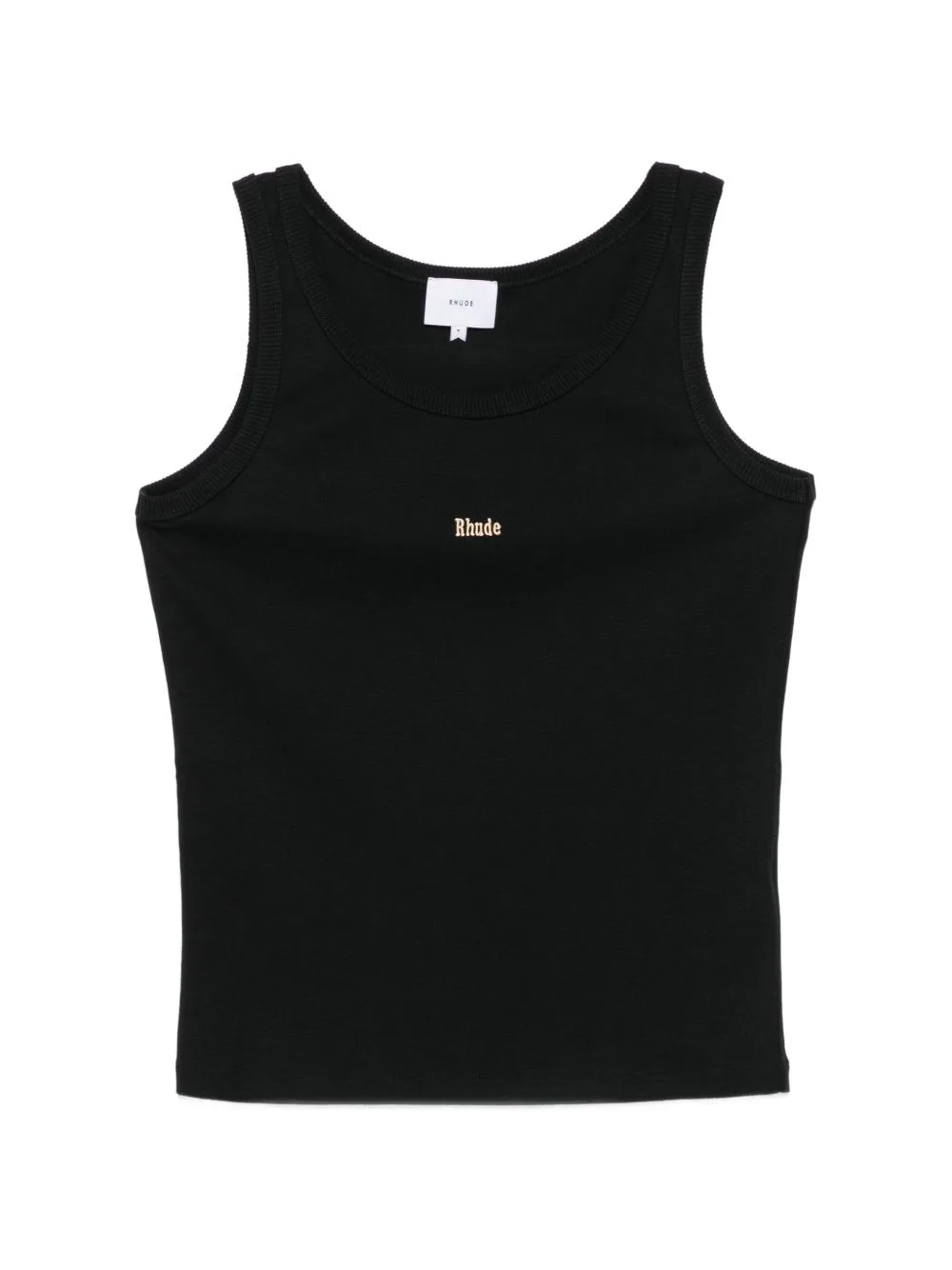 Logo-Print Ribbed Vest by RHUDE