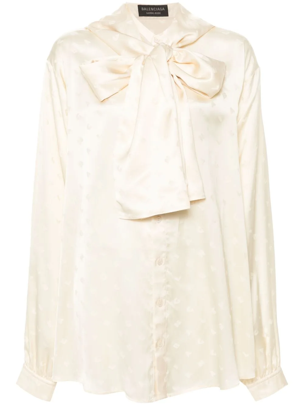 Letters Blouse by Balenciaga