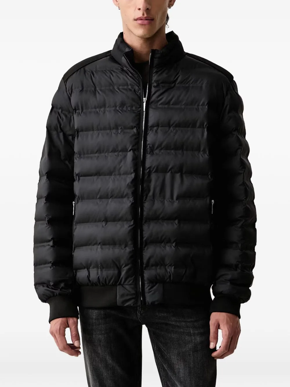 Quilted High-Neck Jacket by Karl Lagerfeld