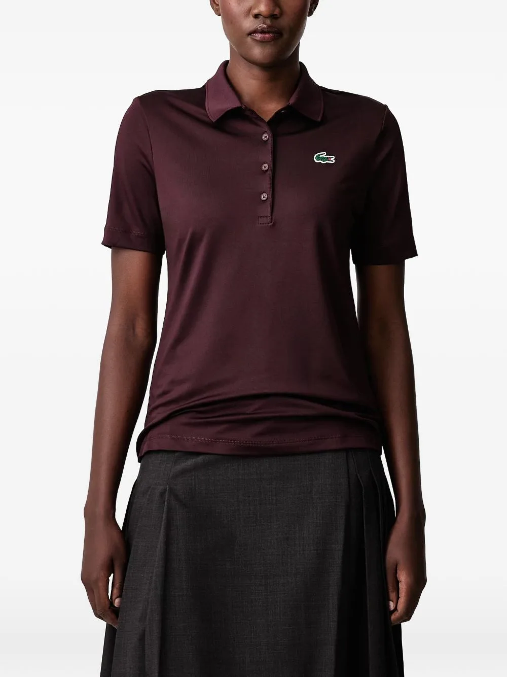 Slim-Fit Stretch Golf Polo-Shirt with UV Protection by Lacoste