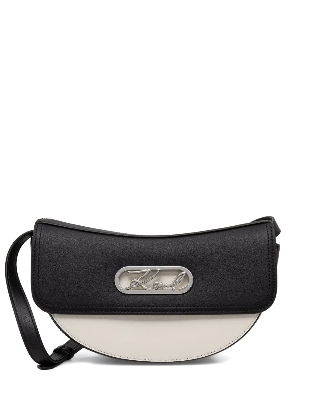 Logo-Plaque Shoulder Bag by Karl Lagerfeld