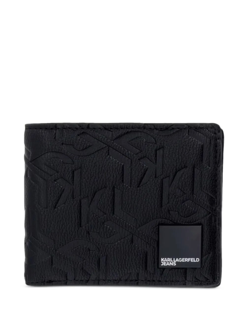 Monogram-Embossed Bifold Wallet by Karl Lagerfeld Jeans