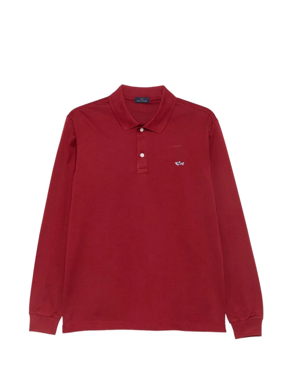 Logo-Embroidered Long-Sleeve Polo Shirt by Paul & Shark