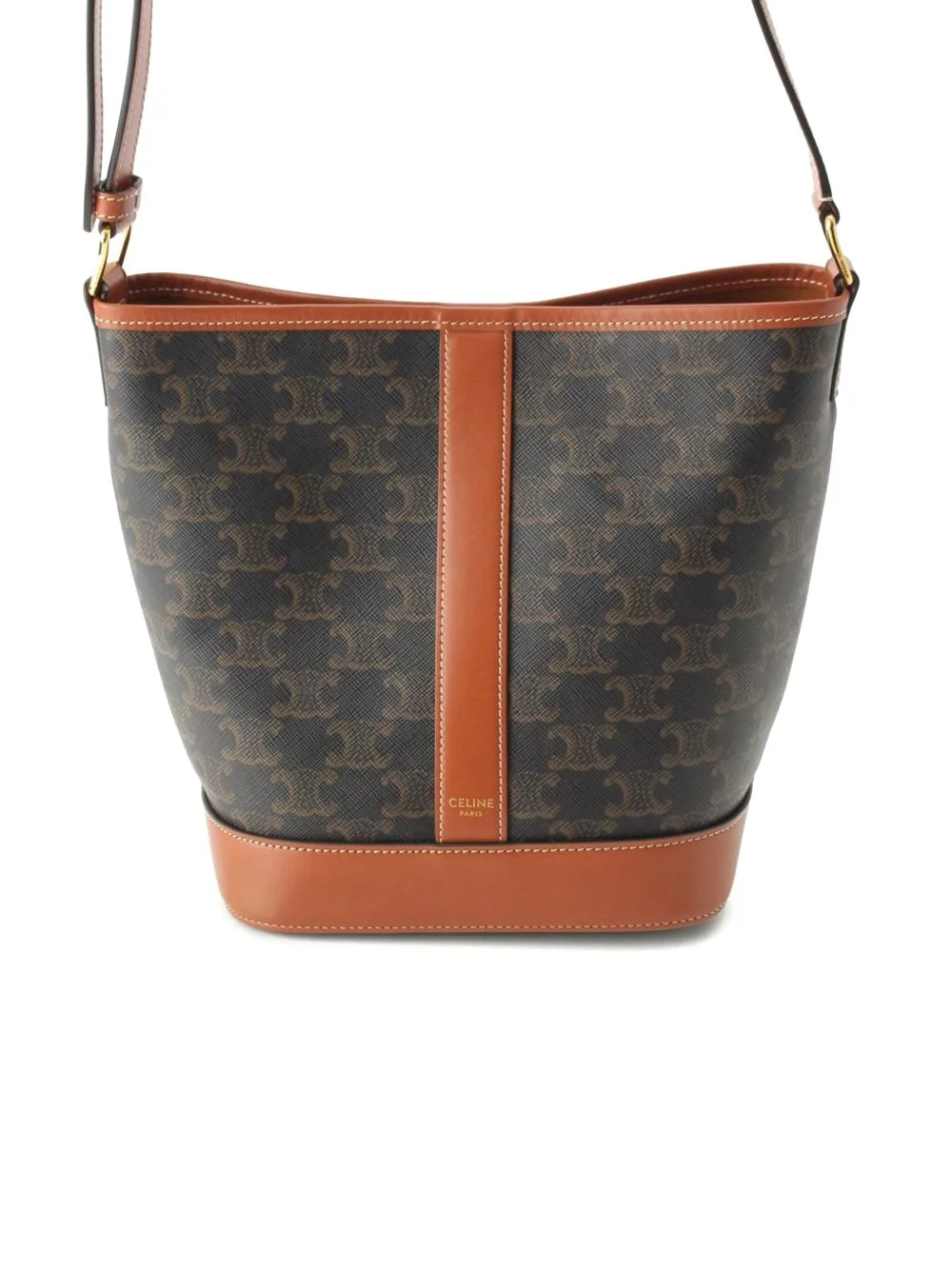 2019-2026 Small Triomphe Coated Canvas Bucket Bag