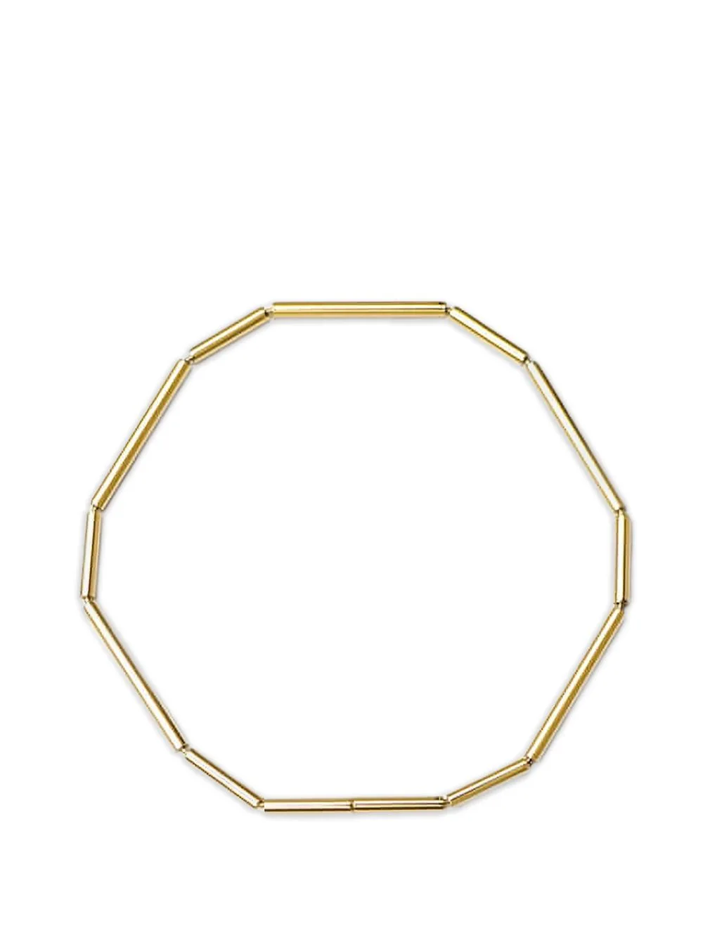 Construction Lines Chain-Link Bracelet by Shihara