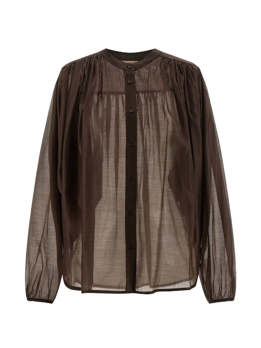 Voile Shirt with Gathering by TWINSET
