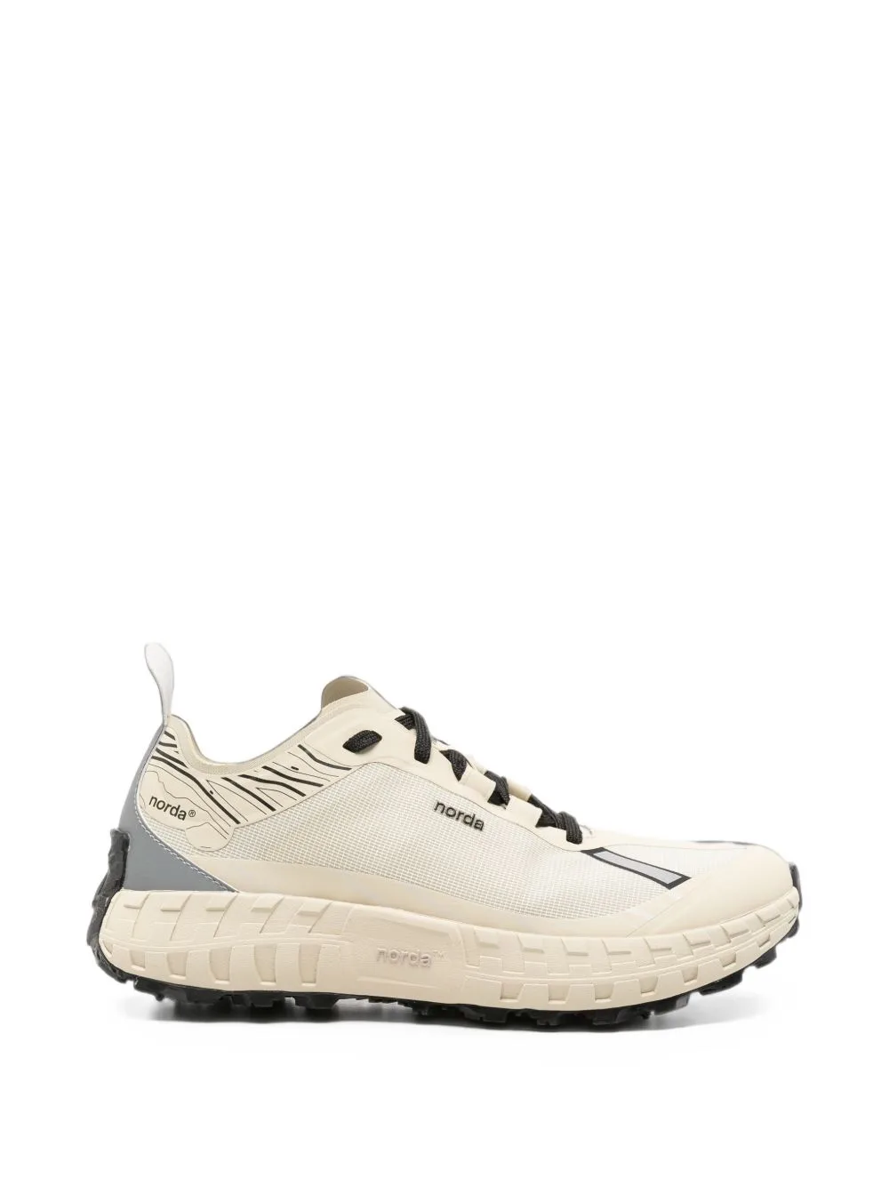 Logo-Print Panelled Sneakers by norda