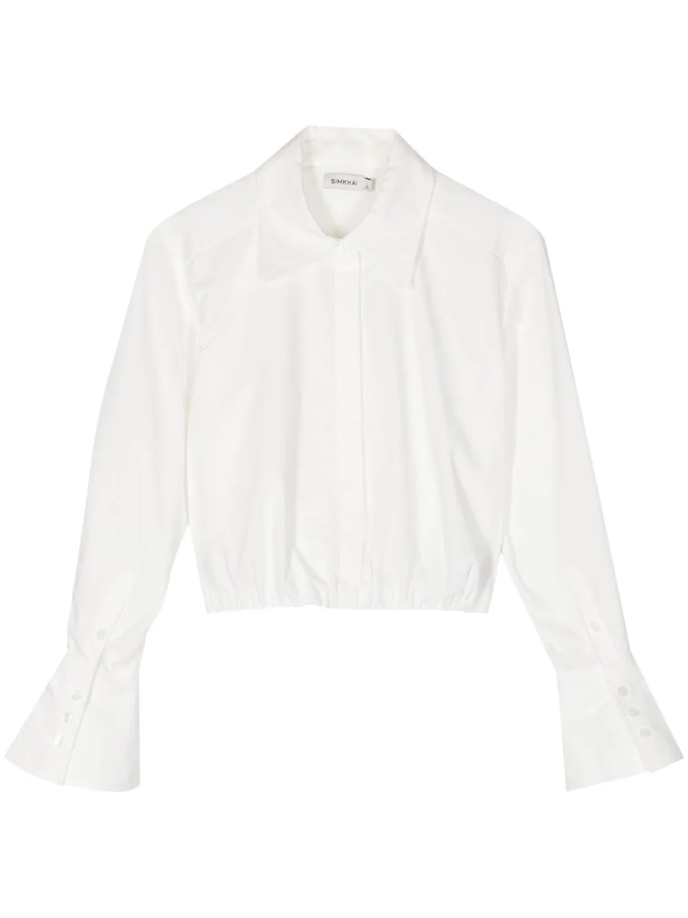 Blythe Poplin Cropped Shirt by SIMKHAI