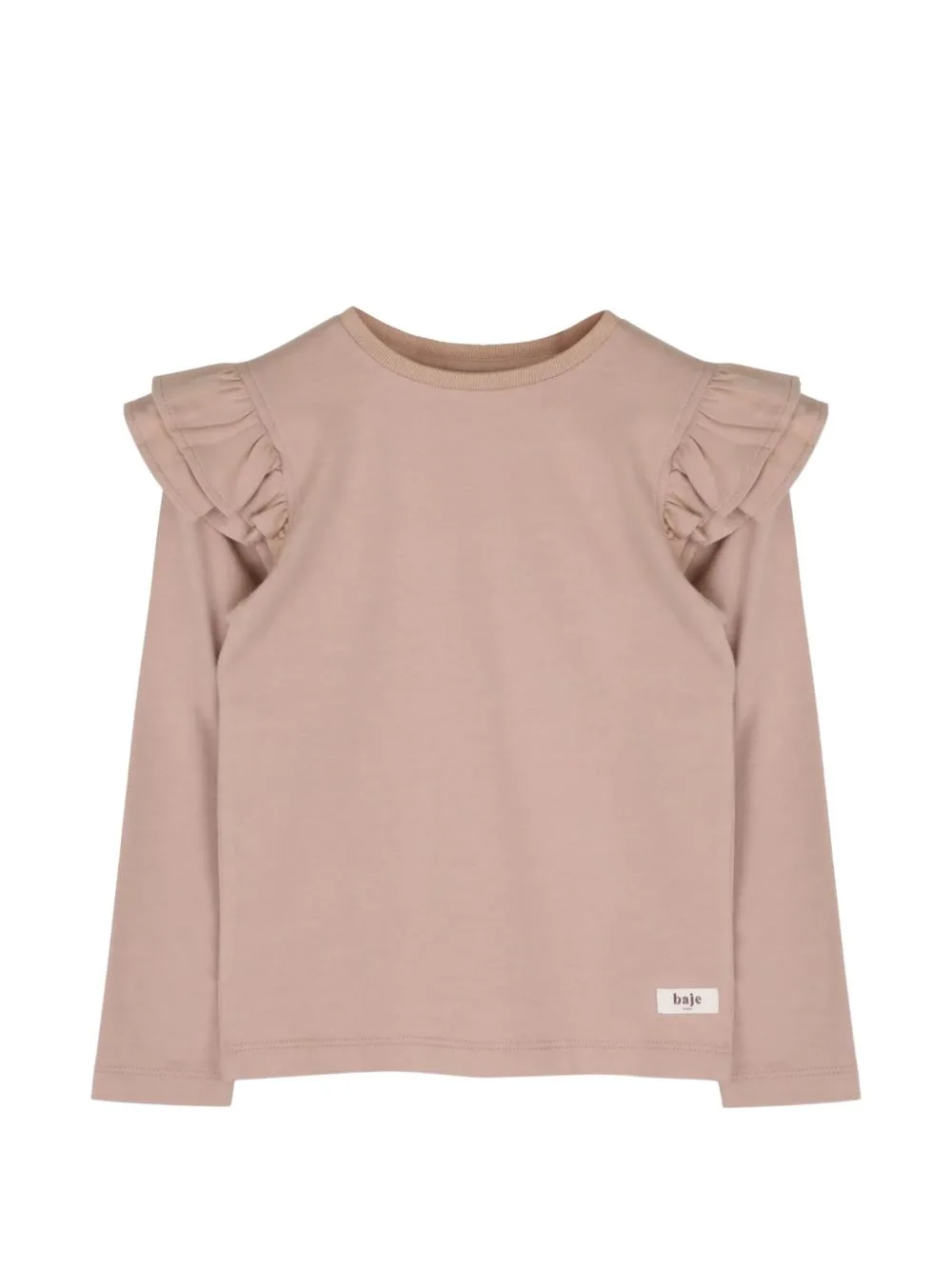 Nena Ruffled Long-Sleeve T-Shirt by BAJE STUDIO