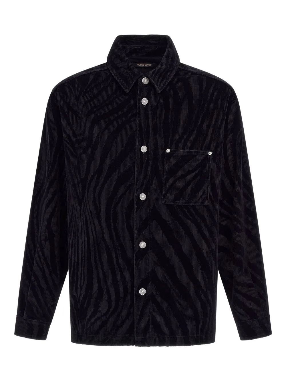 Zebra-Print Shirt by Roberto Cavalli