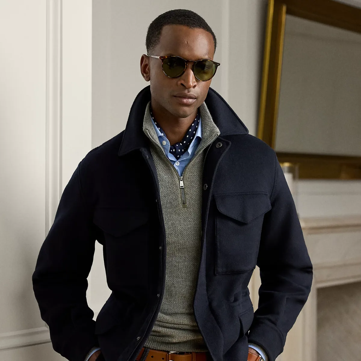 Ripley Wool-Cashmere Four-Pocket Jacket by Ralph Lauren Purple Label