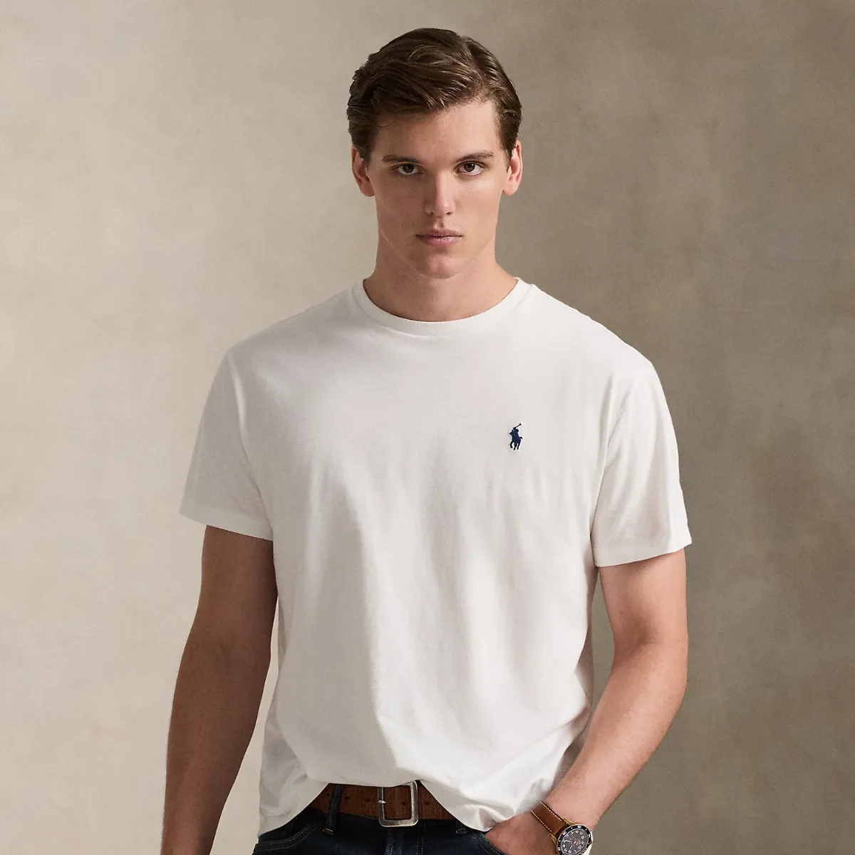 Classic Fit Jersey Crewneck T-Shirt by Polo Ralph Lauren