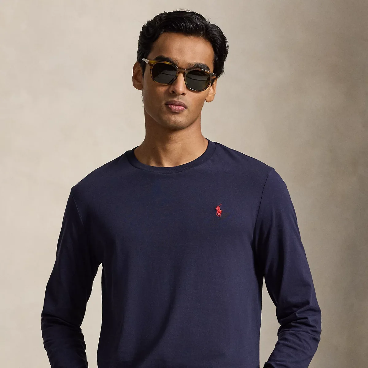Custom Slim Fit Jersey T-Shirt by Polo Ralph Lauren