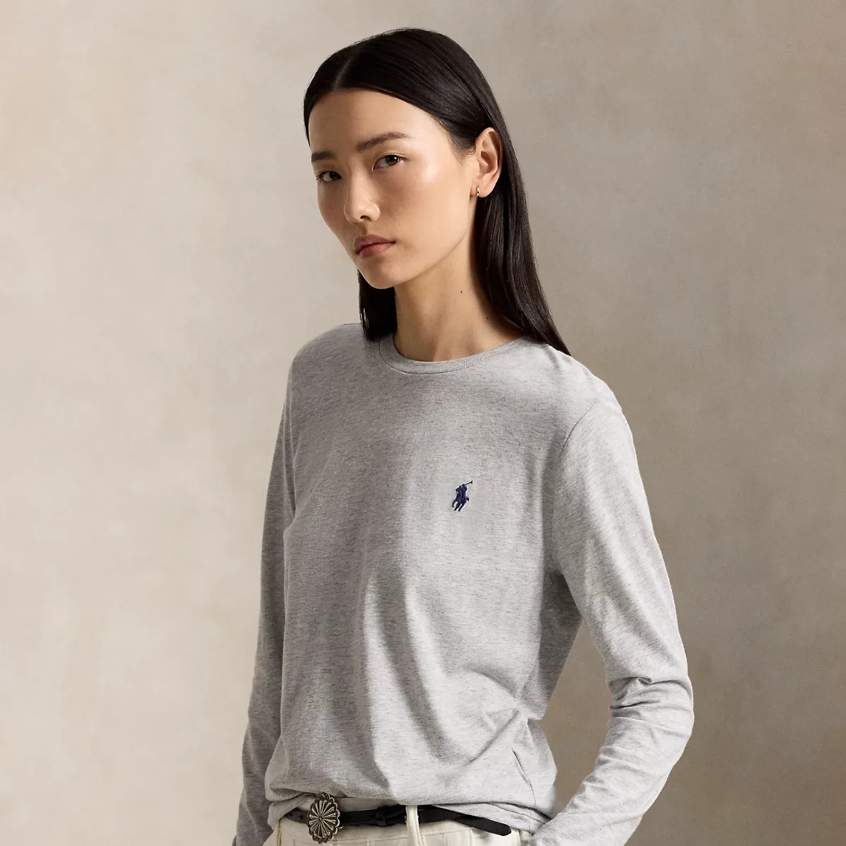 Classic Fit Jersey Long-Sleeve Tee