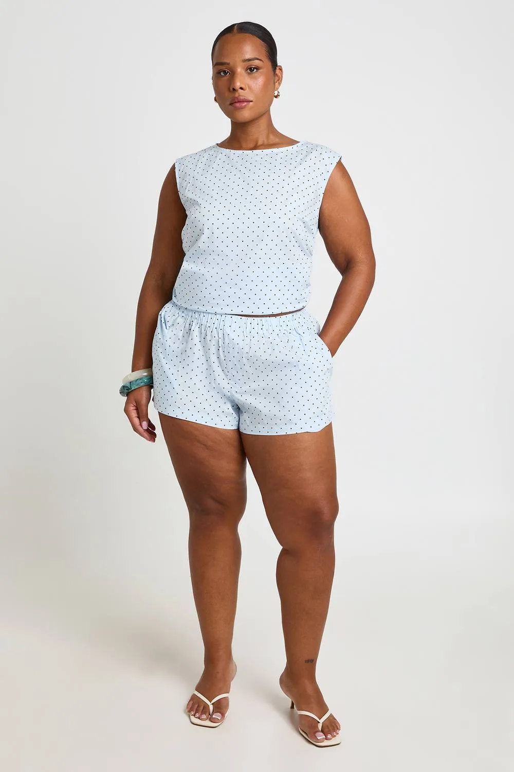 Polka Dot Shorts by boohoo
