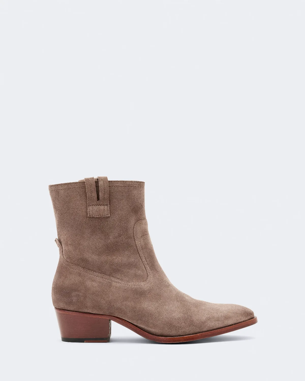 Jura Suede Zip-Up Dress Boots