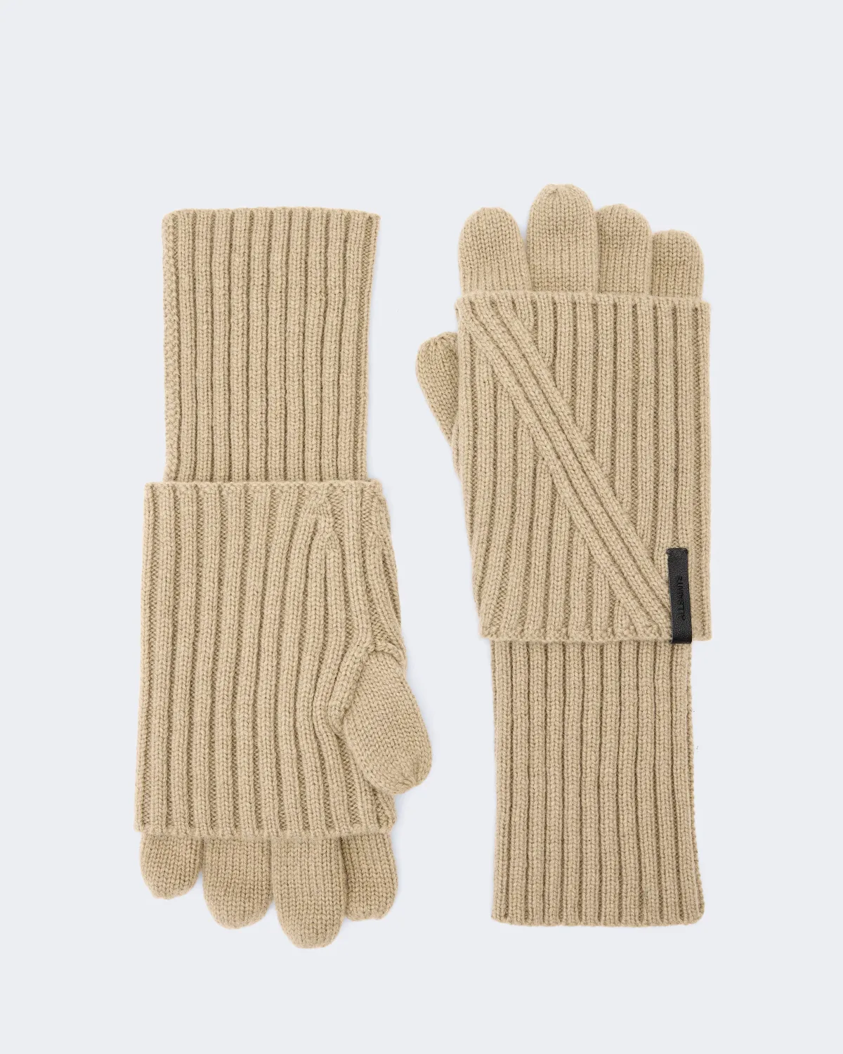 Margo Double-Layered Wool-Blend Gloves
