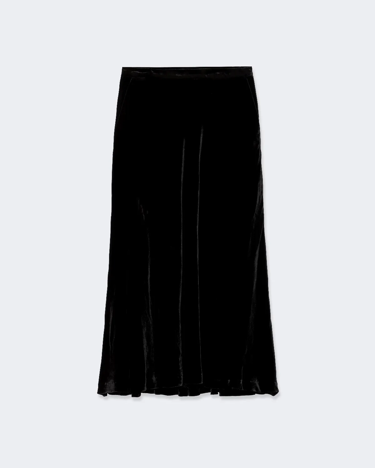 Nalia Velvet Midi Skirt by AllSaints