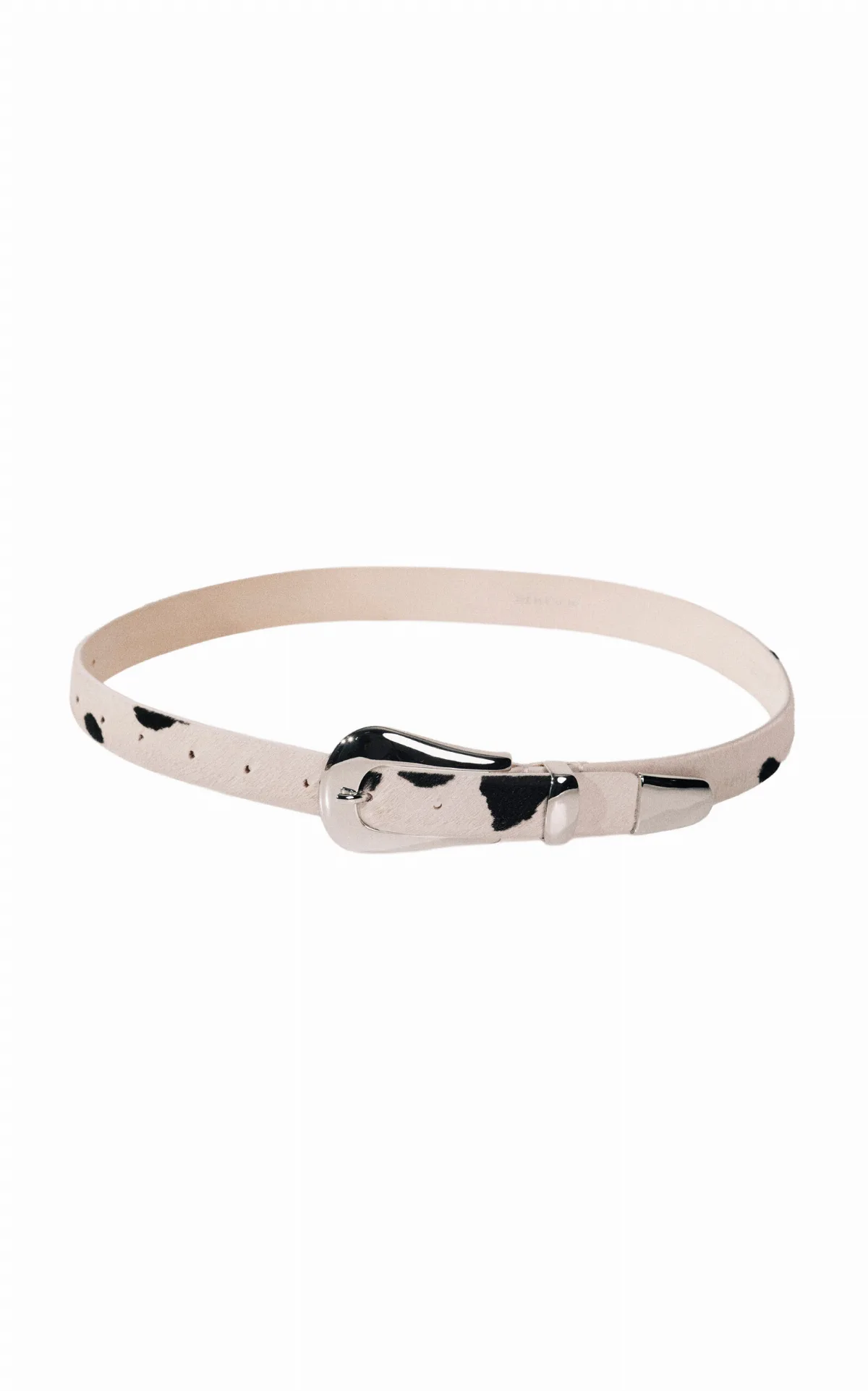 Colette Dalmatian Leather Belt by Dhanche