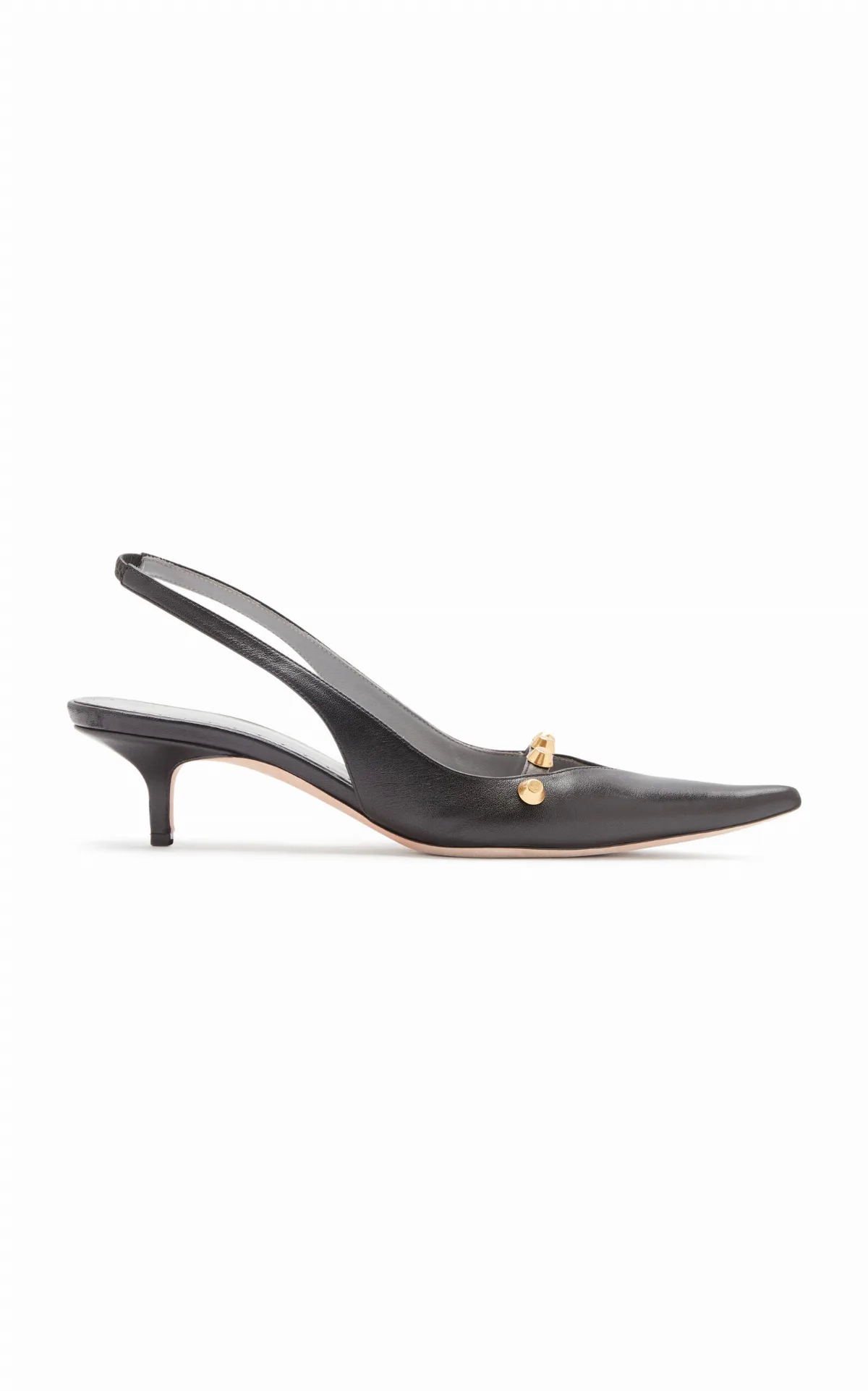 Midnight City Slingback Leather Pumps by Balenciaga