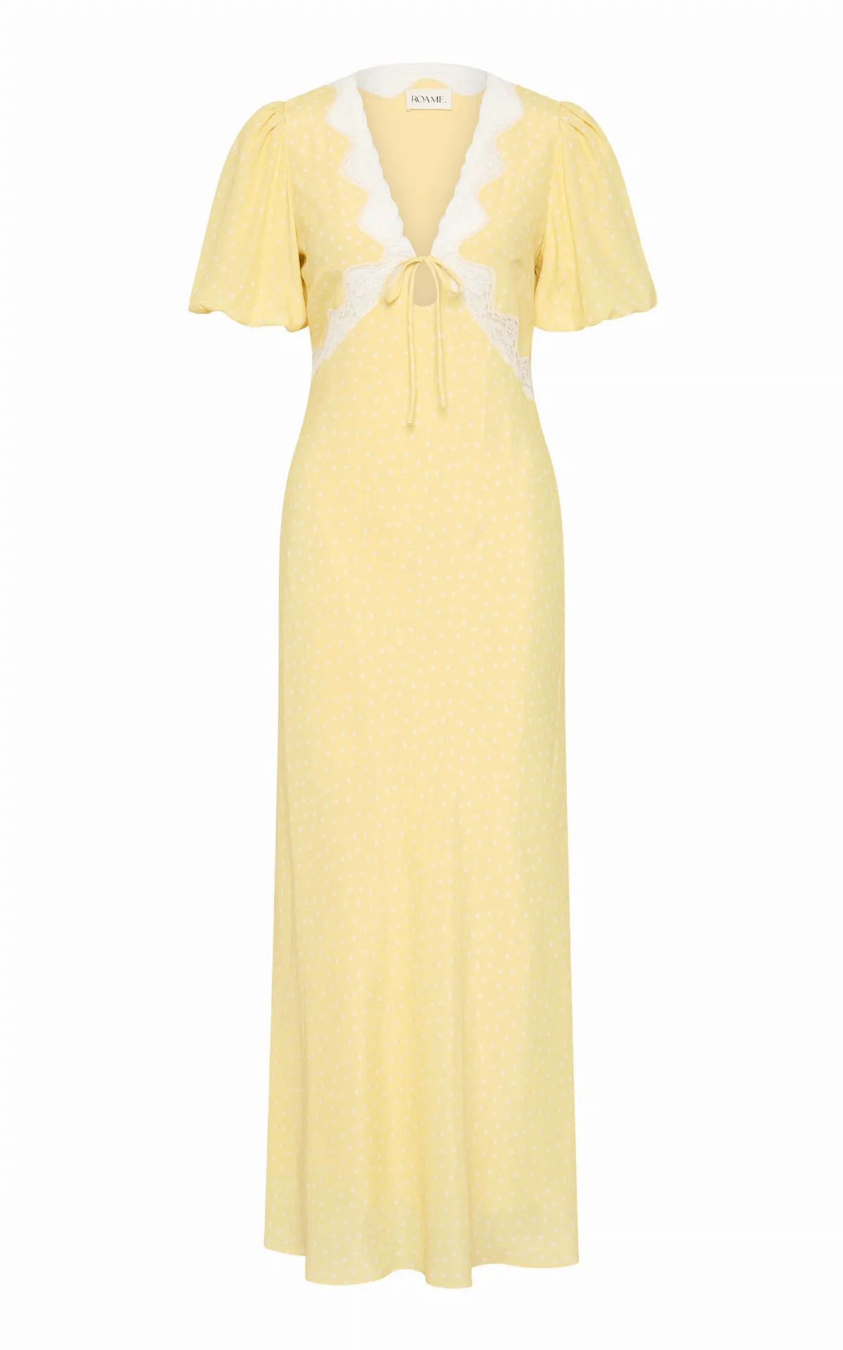 Sunny Lace-Embellished Maxi Dress by Roame
