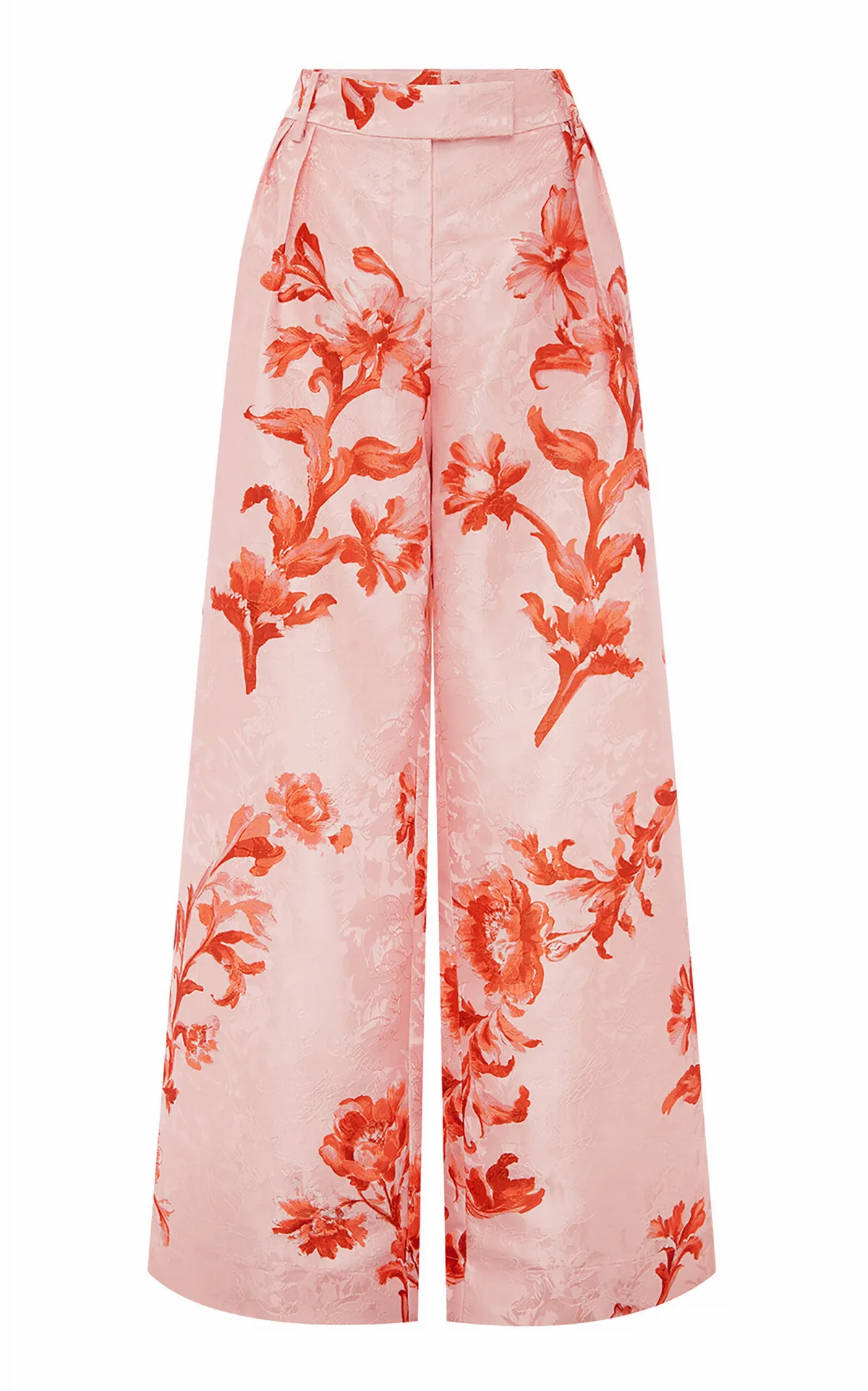 Elisha Jacquard Wide Leg Pants by Leo Lin