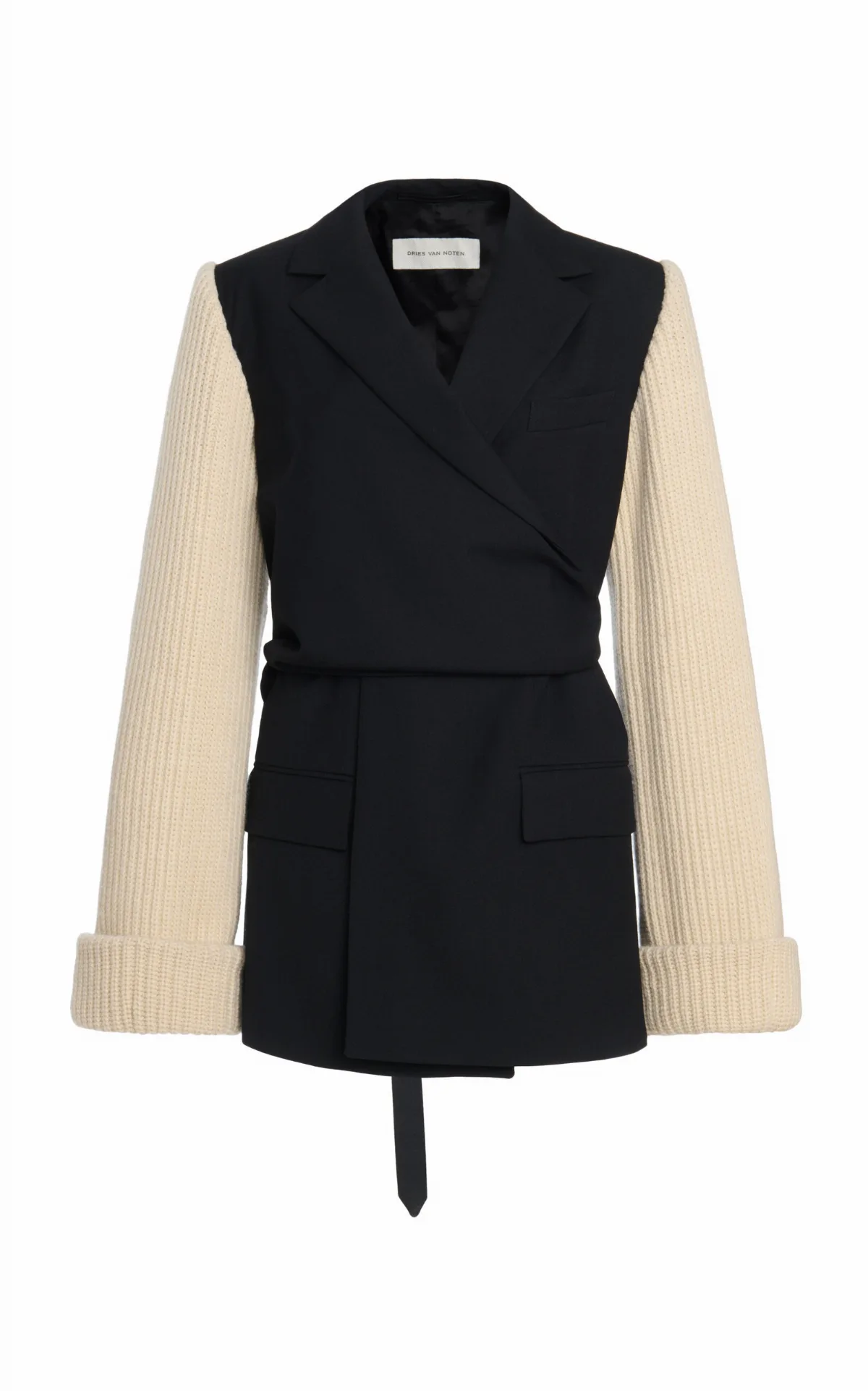 Beline Draped Blazer by Dries Van Noten